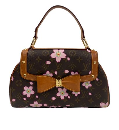 Limited Edition Cherry Blossom Murakami, 1.200&euro;, Bolso, Marrón/Rosa, Canvas - General, Vista frontal